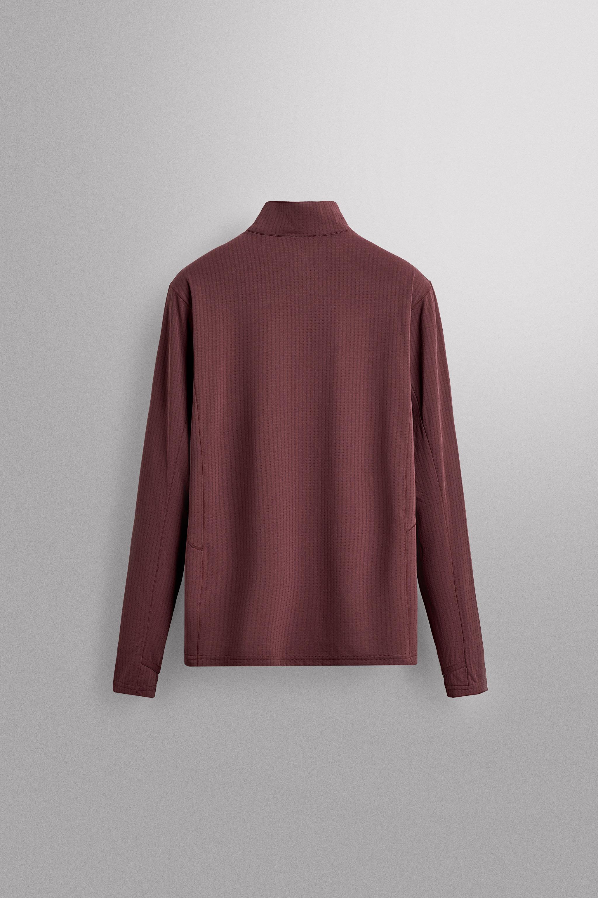COMBINATION POCKET QUARTER-ZIP SWEATSHIRT